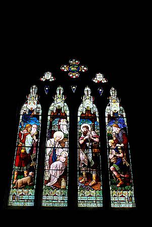 Great Torrington - Detail of Stained Glass